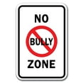thumbnail image 1 of No Bully Zone Sign 12" x 18" Heavy Gauge Aluminum Signs, 1 of 4