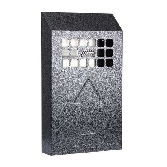 No Butts Bin Co Cigarette Receptacle, Black, 0.5 gal NBB04