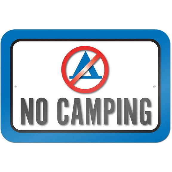 No Camping Sign