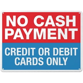Card Only Sign