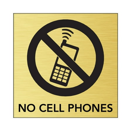 No Cell Phone Signs