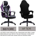 No Chair,Only Covers Gaming Chair Slipcovers Stretchy Polyester Covers