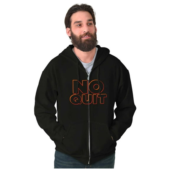 No Cheat Days Motivational Workout Unisex Fleece Graphic Zip Up Hoodie Brisco Brands 2X