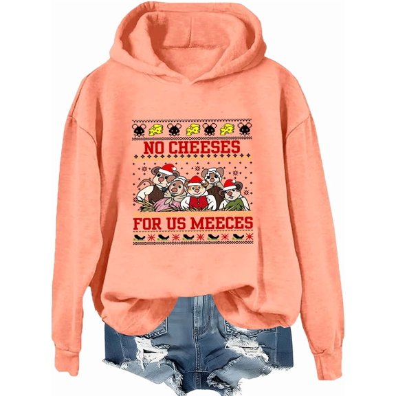 No Cheeses For Us Meeces Hoodie No Cheeses For Us Meeces Sweatshirt For Women Man Funny Chrismas Shirt