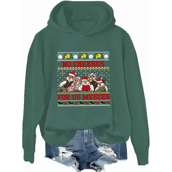 No Cheeses For Us Meeces Hoodie No Cheeses For Us Meeces Sweatshirt For Women Man Funny Chrismas Shirt