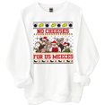 thumbnail image 1 of No Cheeses For Us Meeces Sweatshirt No Cheeses For Us Meeces Shirts For Women Man Funny Chrismas Shirt, 1 of 7