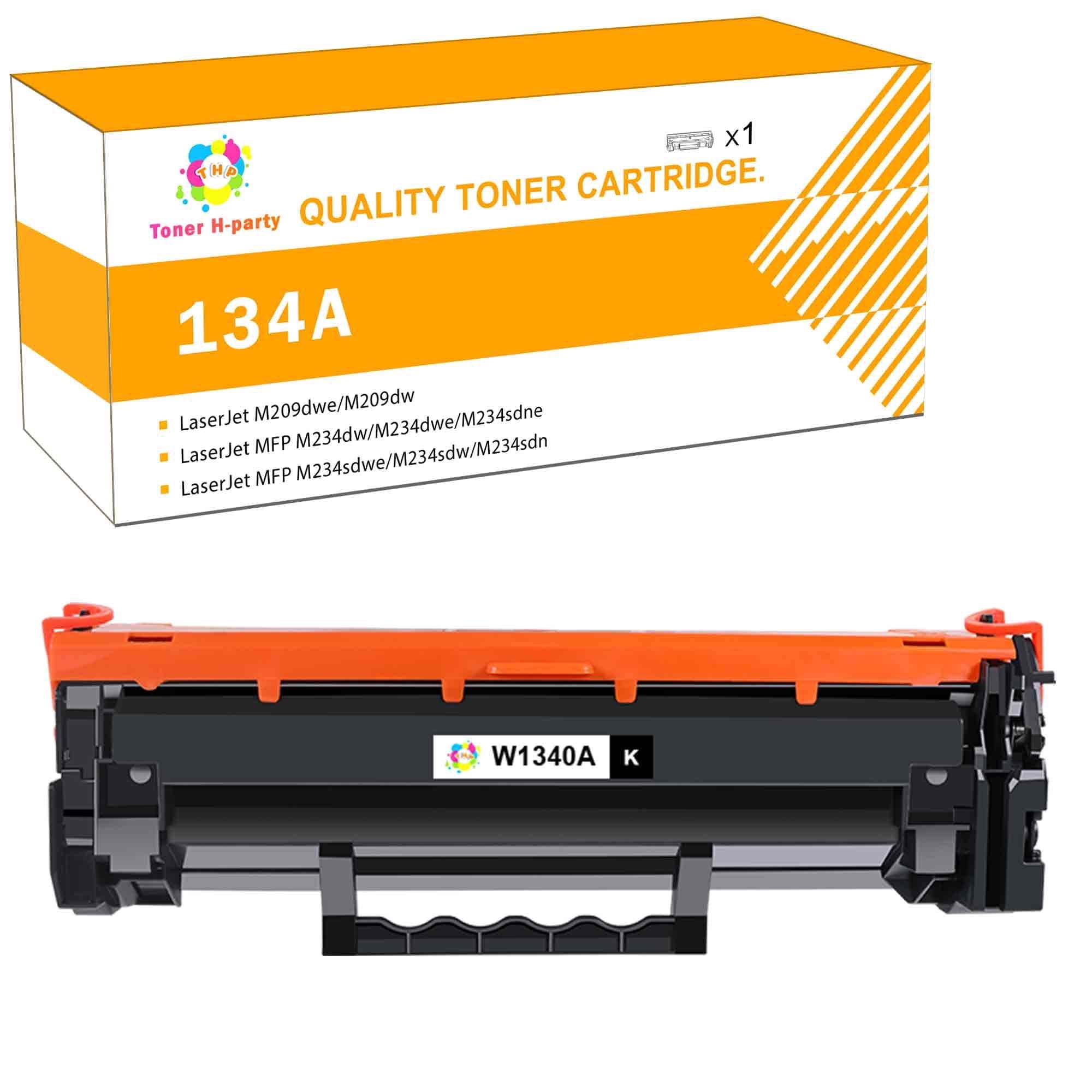 No Chip Black 134A Toner Cartridge Compatible for 134A W1340A LaserJet M209, LaserJet MFP M234dw M234dwe Printer Ink (1 pack)