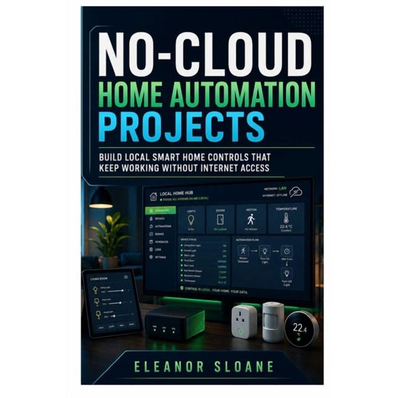 No-Cloud Home Automation Projects: Build Local Smart Home Controls That Keep Working Without Internet Access, (Paperback)
