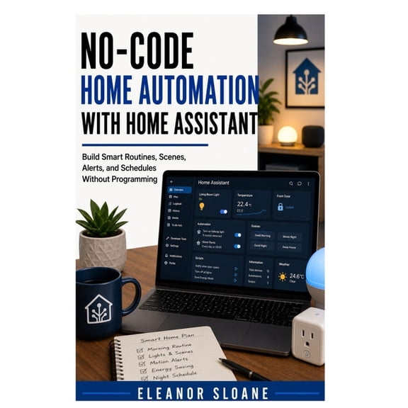 No-Code Home Automation with Home Assistant: Build Smart Routines, Scenes, Alerts, and Schedules Without Programming, (Paperback)