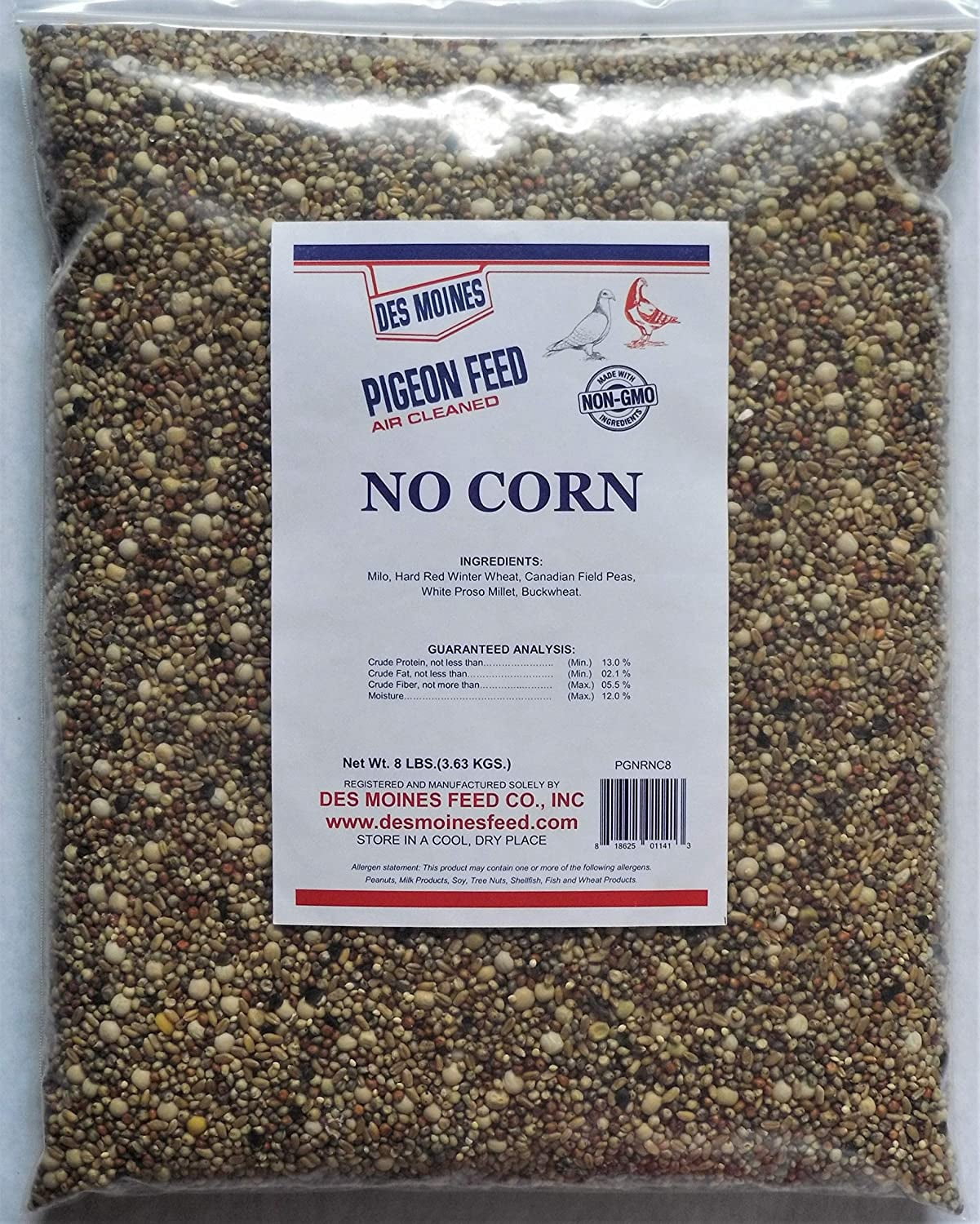 No Corn Regular  Mix (13%) 8 lbs