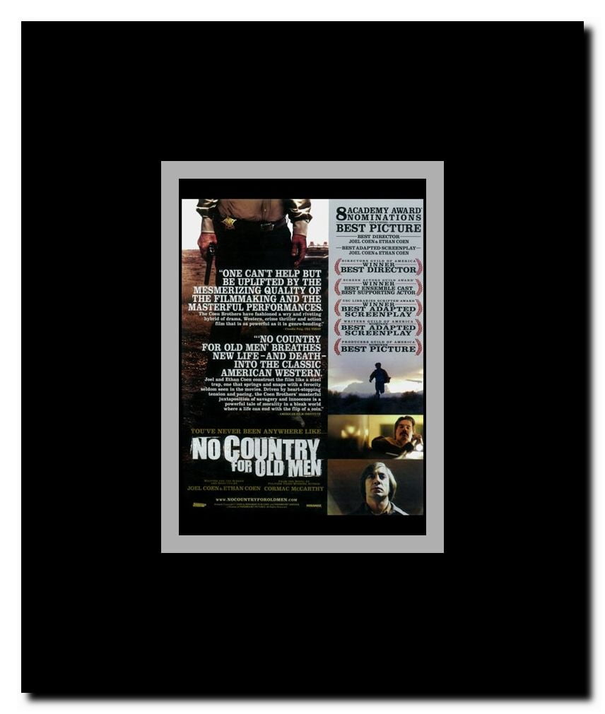 No Country For Old Men Framed Movie Poster