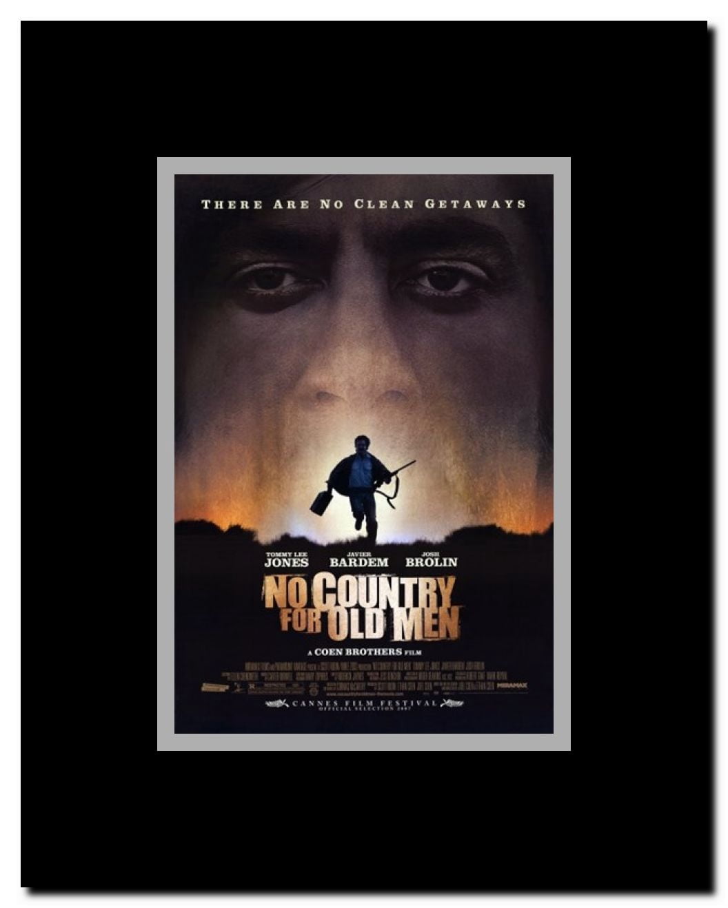 No Country For Old Men Framed Movie Poster
