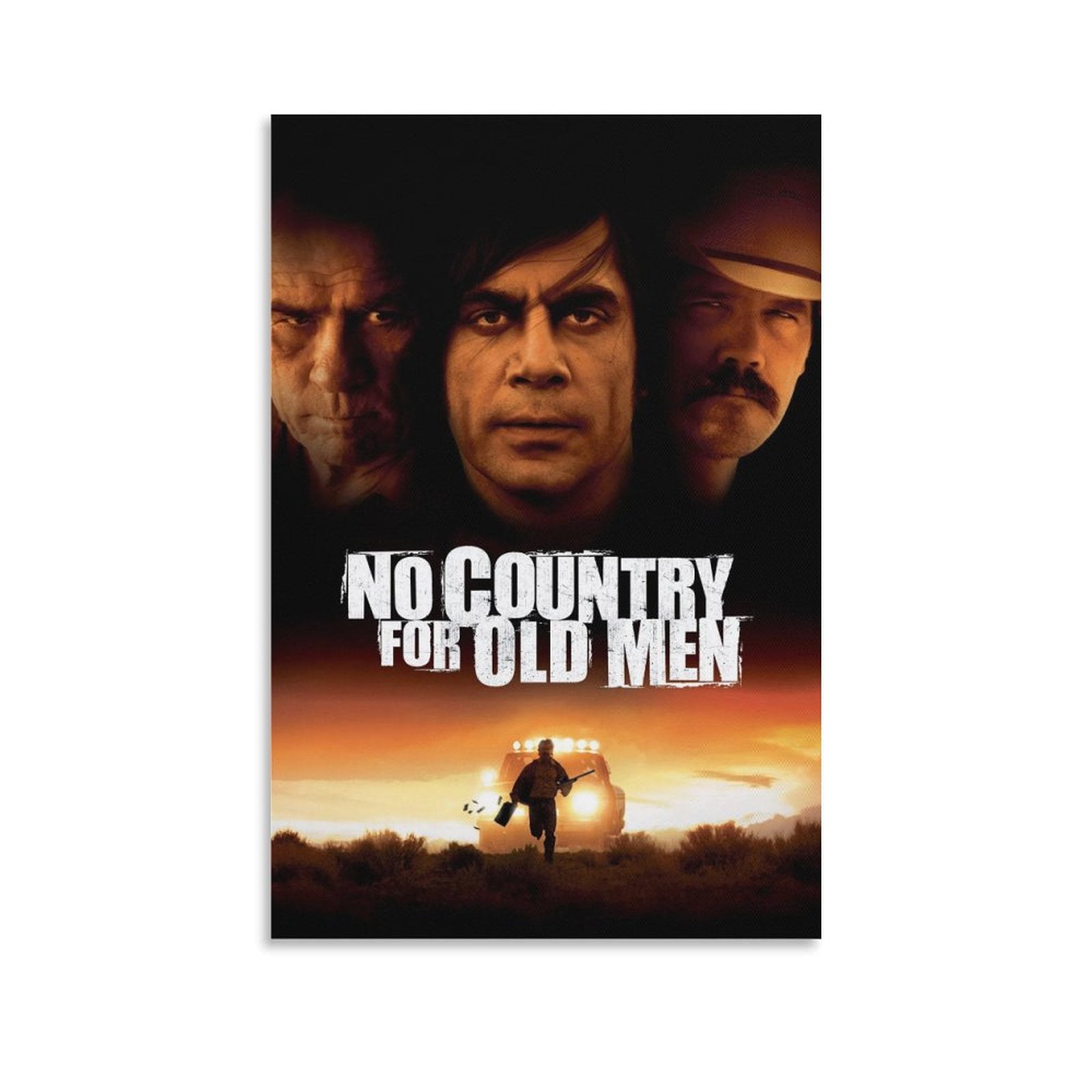 No Country for Old Men Movie Poster Print Photo Art Painting Canvas
