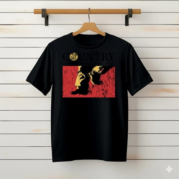 No Country for Old Men T-Shirt, Anton Chigurh Fan Tee, Cult Thriller Movie black###TeaBagTeaHouse, Unsiex Shirt