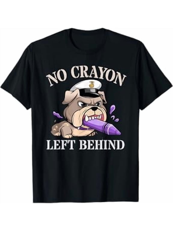 No Crayons Left Behind Military Shirt BLACK Unisex S-5XL Hot Trending Shirt, Vintage Birthday Gift
