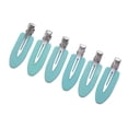 thumbnail image 1 of No Crease Hair Clips by -Set of 6 Rubber No Bend Hair clips used by Professionals & Celebrity Stylists-Perfect for Makeup Application, Styling & Sectioning, will Not Crease or Dent Hair., 1 of 5