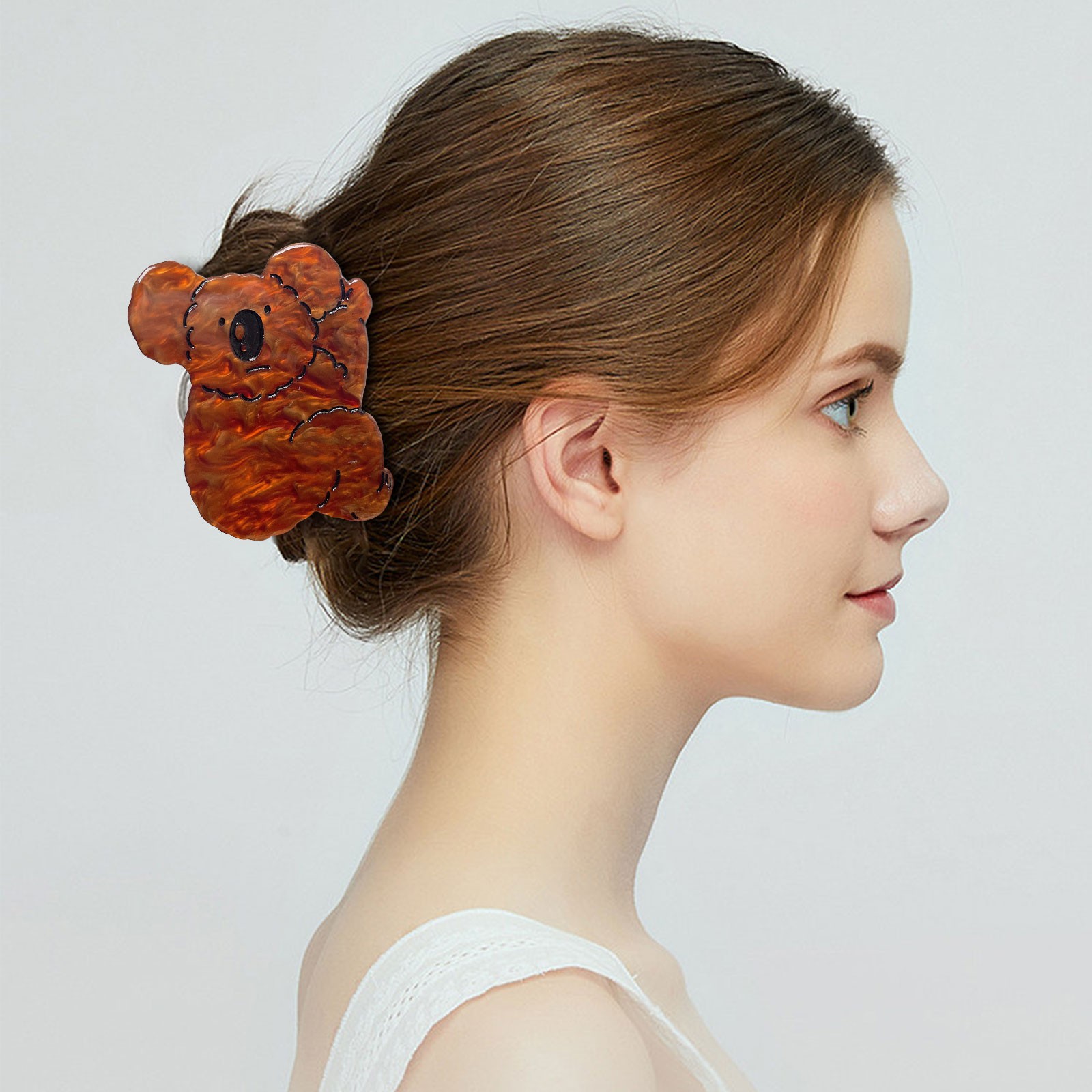 No Dent Hair Clips Watermelon Clip Hair Banana Clip Korean Cute Animal