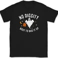 thumbnail image 1 of No Diggity Bout To Bag It Up T-Shirt Funny Halloween Trick or Treat Tee - Black, 4XL, 1 of 1