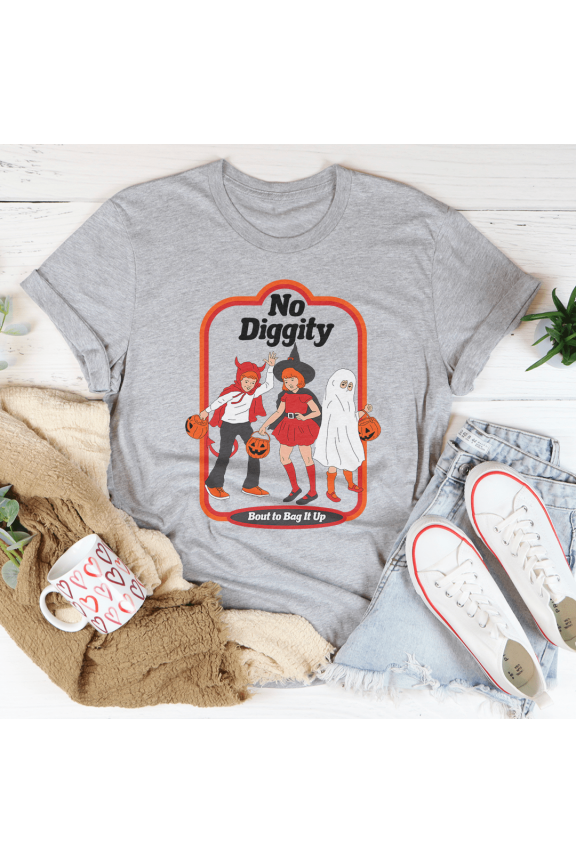 No Diggity Bout To Bag It Up Tee Peachy Sunday T-Shirt