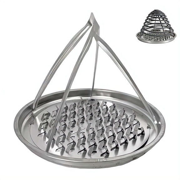 No Disassembly Incense Holder Split Design Paper Fiber Mosquito Coil Stand Simple Iron Incense Rack for Sandalwood Incense