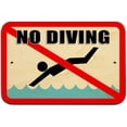 thumbnail image 1 of No Diving - Pool Area Sign, 1 of 1