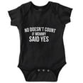 thumbnail image 1 of No Doesn’t Count Mommy Said Yes Romper Boys or Girls Infant Baby Brisco Brands 12M, 1 of 6
