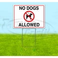 thumbnail image 1 of No Dogs Allowed (18" x 24") Yard Sign, Includes Metal Step Stake, 1 of 6