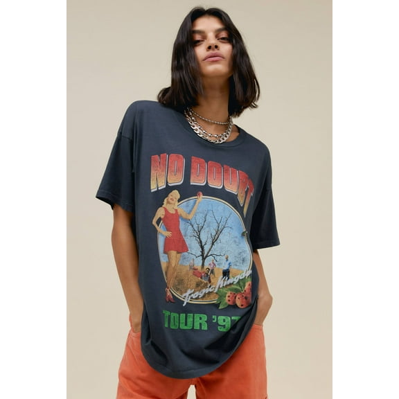 No Doubt Tour '97 Merch Tee Comfort Colors Shirt, Size M, Tee Black New