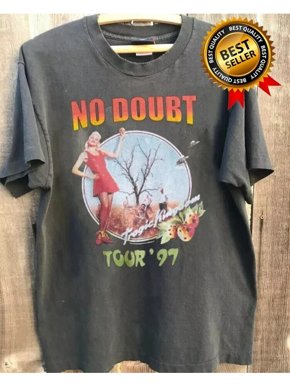 No Doubt Tour 97 Vintage Alternative Rock Concert Graphic T-Shirt