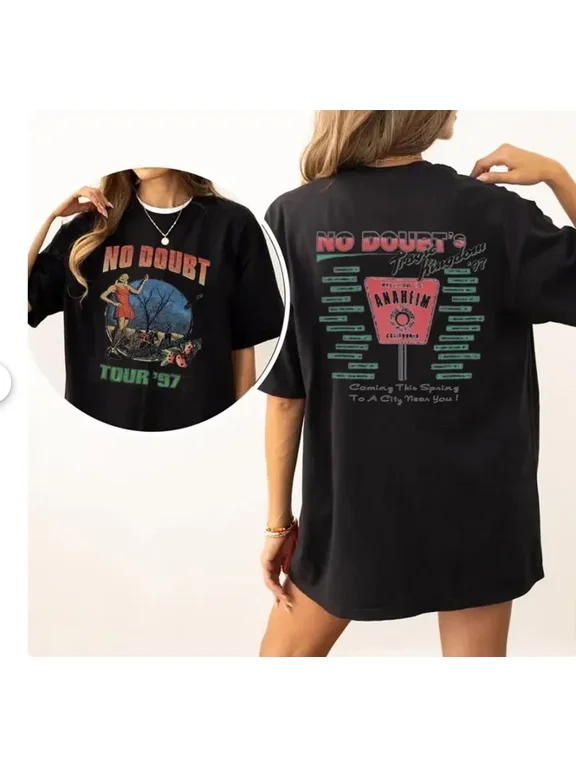 No Doubt Tragic Kingdom Tour '97 T-shirt, Vintage Rock Band Tee