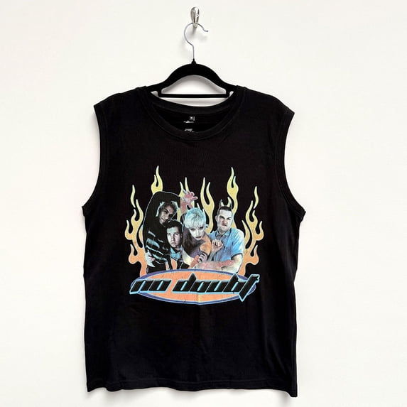 No Doubt Unisex Tank T-Shirt Retro (Black)