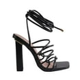 thumbnail image 1 of No Doubt Womens Strappy Leather High Heels, 1 of 2