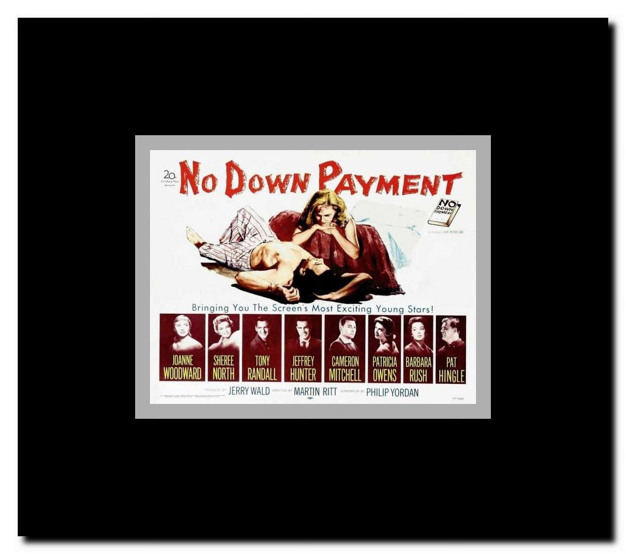 No Down Payment Framed Movie Poster