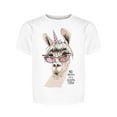 thumbnail image 1 of No Drama, Im A Llama-corn Tee Girl's -Image by Shutterstock, 1 of 1