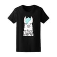 thumbnail image 1 of No Drama Llama Cool Hair T-Shirt Women -Image by Shutterstock, Female Medium, 1 of 2