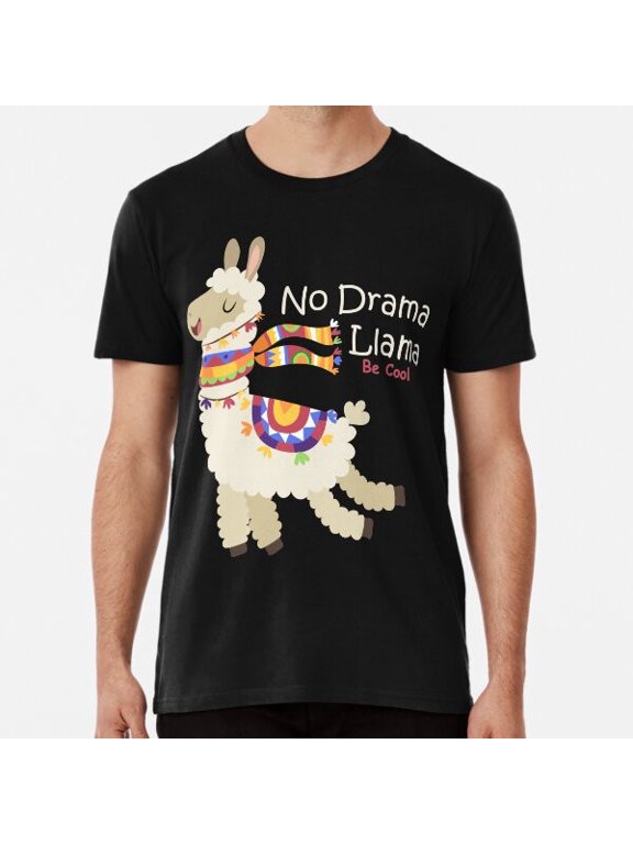 No Drama Llama Shirt S-3XL Best Shirt