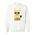 thumbnail image 1 of No Drama Llama Sweatshirt Women -SPIdeals Designs, Female 3X-Large, 1 of 4