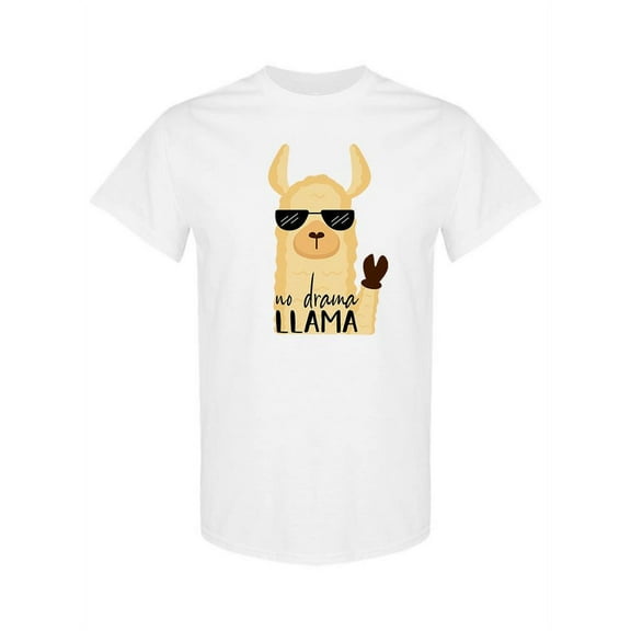 No Drama Llama T-Shirt Women -SPIdeals Designs, Female x-Large