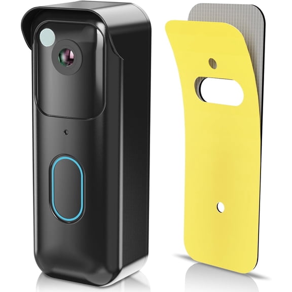 No-Drill Adhesive Doorbell Mount Compatible with Doorbell (2nd Gen), Door Mounting Holder Bracket Accessories, Not Block Motion Sensor Anti-Theft Camera Mount for Home, Apartment, Office, School