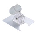 thumbnail image 1 of No Drill Adhesive Shower Head Holder, Adjustable Wall Mount Bracket for Handheld Shower, Clear, 1 of 4