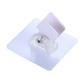 thumbnail image 1 of No Drill Adhesive Shower Head Holder, Adjustable Wall Mount Bracket for Handheld Shower, White, 1 of 4