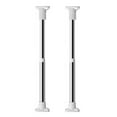 thumbnail image 1 of No Drill Adjustable Clothes Rod Stainless Steel Curtain Pole Shower Curtain Rod Wardrobe Hanger Space Saving for Home, 1 of 7