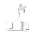 thumbnail image 1 of No Drill Adjustable Shower Bracket - Universal 360° Rotating Holder for Bathroom/Camping/Gym, 4.72in Plastic Shower Head Mount (White)​, 1 of 6