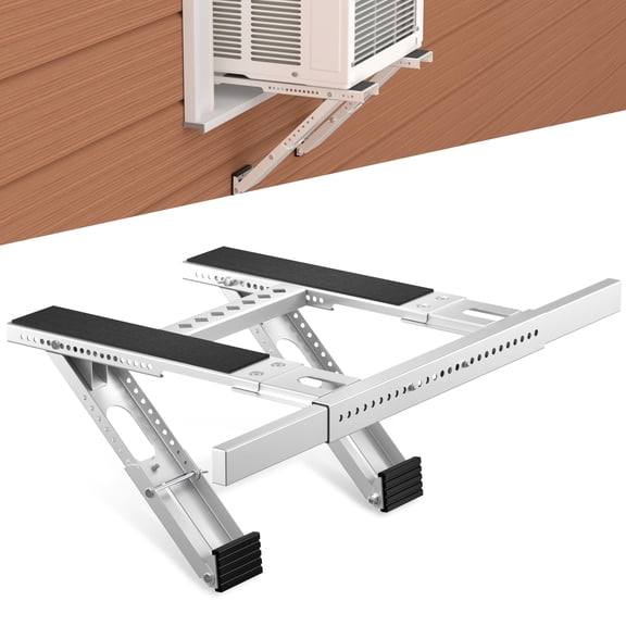 No-Drill Air Conditioner Window Bracket, 350 Lb Capacity, For 5000-24000 BTU Units