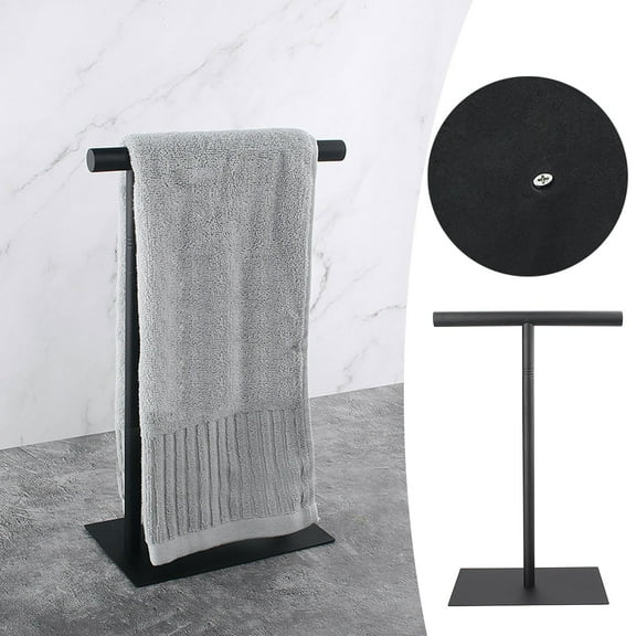 No Drill Bathroom Countertop Towel Rack Construction Easy Installation Space Saving Solution Ideal For Hotel Home Spa