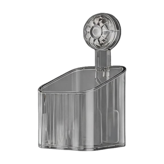 No-Drill Bathroom Suction Storage Box - Corrugated Powerful Suction Cup Shower Caddy, Waterproof Organizer for Shampoo, Soap, Bath Accessories