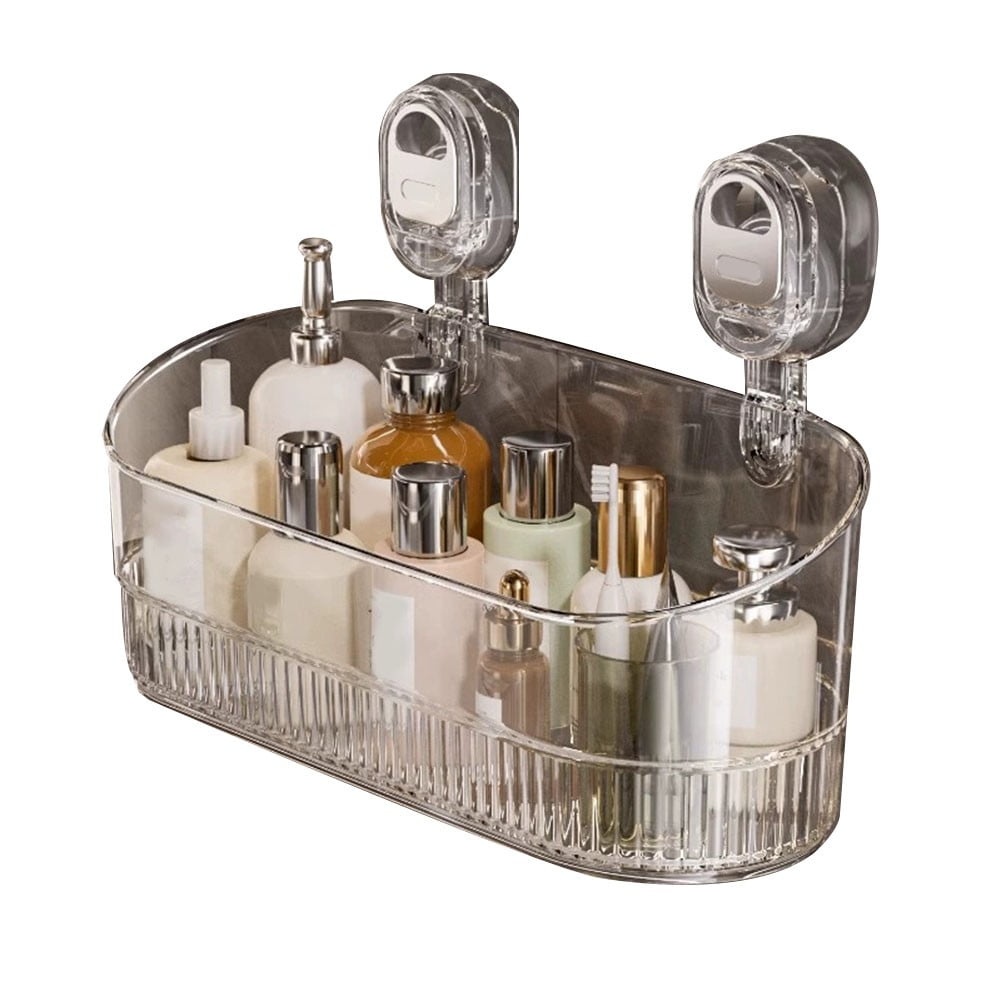 No-Drill Bathroom Suction Storage Box,Space-Saving Bathroom Storage ...
