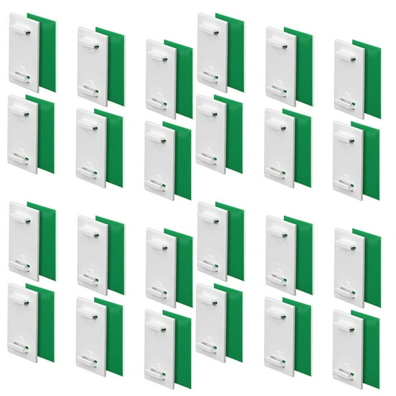 No-Drill Blind Support Clips,24pcs Self-Adhesive Waterproof Brackets for Window Blinds