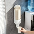 No Drill Cup Holder Wall Mounted Organizer Rack For Kitchen Bathroom ...