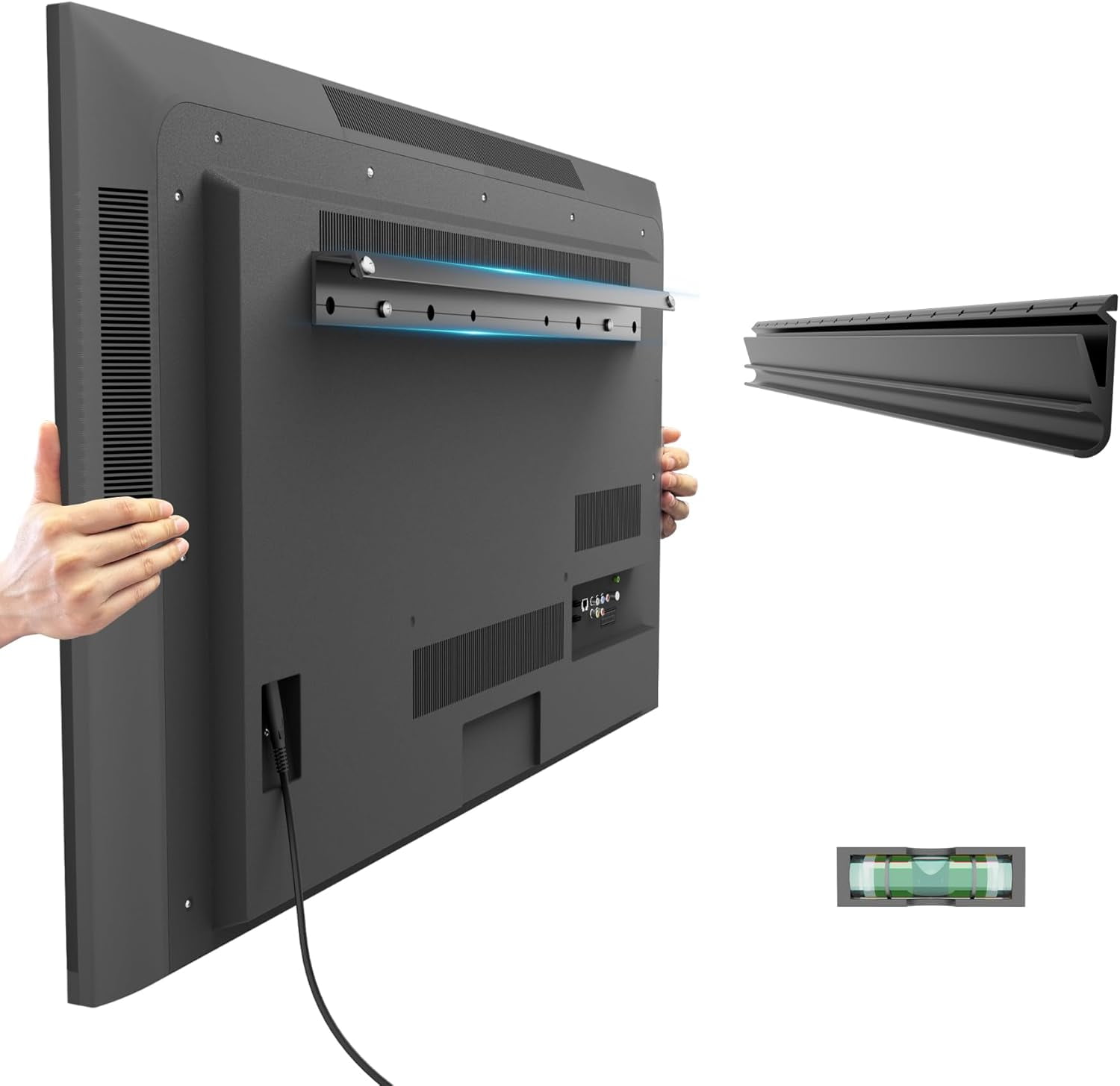 No Drill Drywall TV Mount,No Stud TV Wall Mount for All Brand 2255